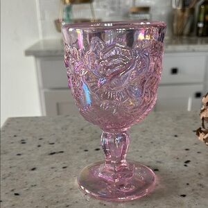 Fenton Dining Madonna Inn Glass Goblet